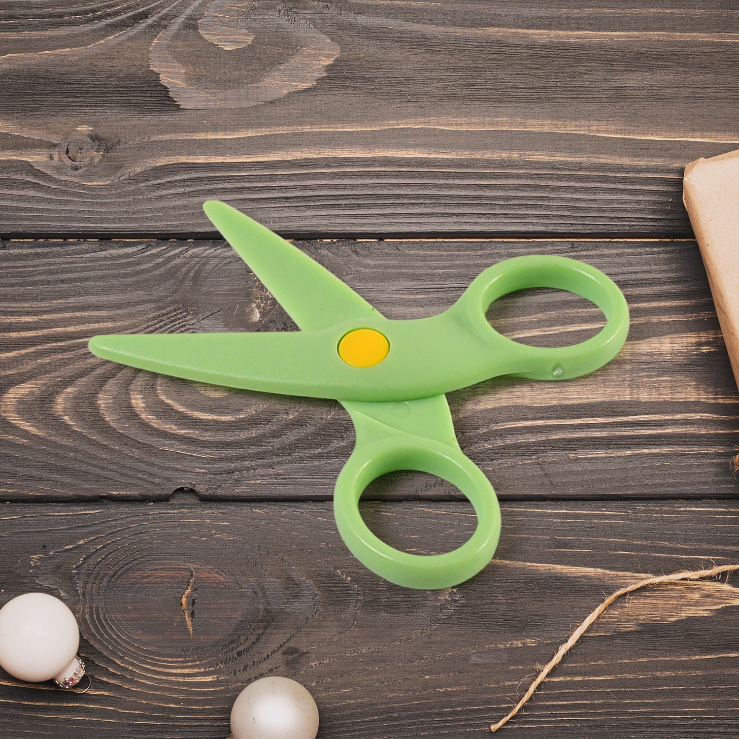Plastic Safety Scissor, Pre-school Training Scissors (1 Pc) Plastic Safety Scissor, Pre-school Training Scissors (1 Pc)